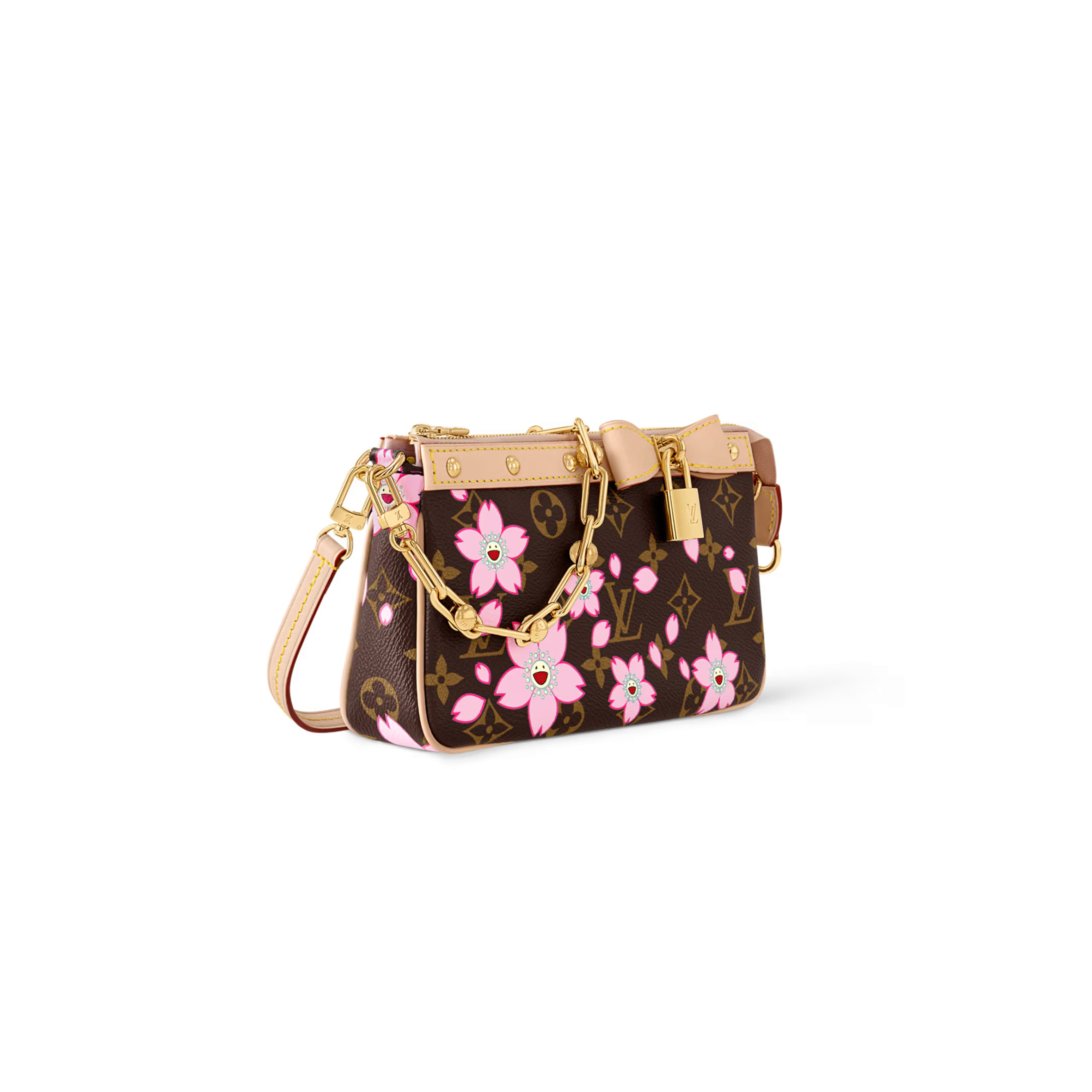 LOUIS VUITTON MURAKAMI LV × TM POCHETTE ACCESSORY M13666 (22*13*4cm) LOUIS VUITTON MURAKAMI LV × TM POCHETTE ACCESSORY M13666 (22*13*4cm)